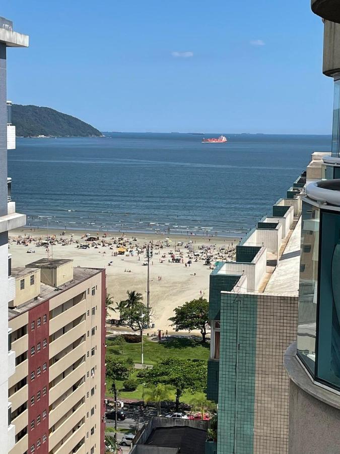 Estanconfor Santos Com Vista Mar 7 Ac Garagem Alto 17º Andar Santos (Sao Paulo) Exterior foto